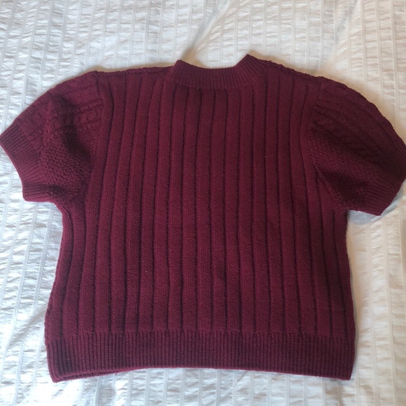 Cropped knit sweater - Picture 2 of 2